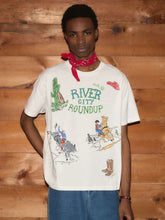 Bode Cream River City Graphic T-Shirt