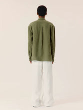 Commas Green Classic Linen Blend Shirt