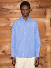 Bode Blue and Cream Bluebell Long Sleeve Shirt