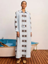 Alémais Pale Blue Grace Midi Dress
