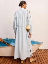 Alémais Pale Blue Grace Midi Dress