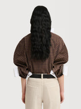Marni Teak Brown Checked Poplin Shirt