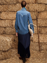 Alémais Blue Jesse Denim Appliqué Shirt