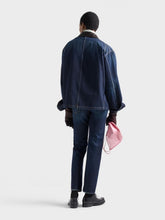Prada Blue Straight-Leg Washed Denim Jeans
