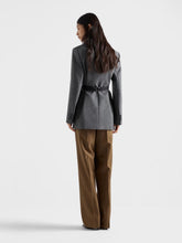Prada Ardesia Virgin Wool Single-Breasted Blazer