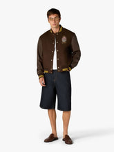 Casablanca Brown Celestial Pyramid Varsity Jacket