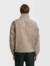 Marni Cement Brown Checked Cotton Poplin Shirt