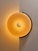 Design By Us Burgundy and White Glossy Trip Wall Lamp