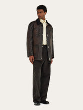 Ferragamo Dark Chocolate Workwear Wide-Leg Trousers