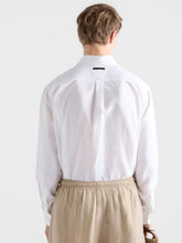 Prada White Loose Fit Linen Shirt