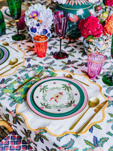 La DoubleJ Linen Palms Medium Large Tablecloth