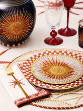La DoubleJ Set of 2 Sol Brick Raffia Placemats