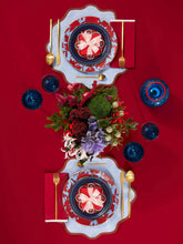 La DoubleJ Set of 2 Blue Rainbow Cloud Placemats