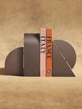 Assouline Brown Left Cubist Bookend