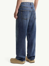 Moncler Denim Blue Straight-Leg Cotton Jeans