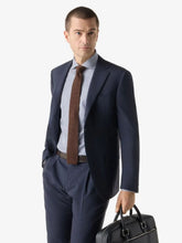 Corneliani Blue Lined Wool Suit