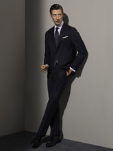 Corneliani Single-Breasted Virgin-Wool Black Suit
