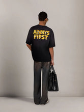 Amiri Black MA Eagle Oversized Cotton T-Shirt