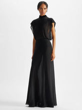 Fendi Black Silk Georgette Maxi Dress