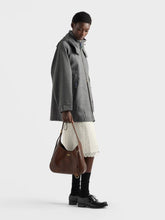 Prada Cocoa Brown Boogie Medium Leather Bag