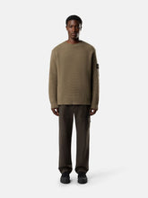 Stone Island Military Green Lambswool Jumper