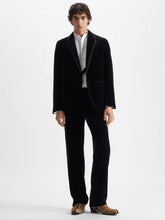 Fendi Black Velvet Tuxedo Blazer