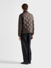 Prada Brown Selva Quilted Bomber Jacket