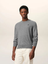 Ami Paris Heather Ash Grey Ami de Coeur Wool Jumper