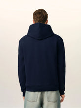 Ami Paris Blue Ami de Coeur Cotton Hooded Sweatshirt