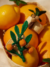 Coro Cora Orange Branch Napkin Ring