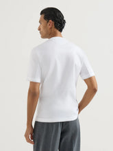 Brunello Cucinelli White Cotton Jersey Faux-Layer T-Shirt