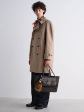 Fendi Beige Double-Breasted Trench Coat