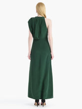 Altuzarra Hunter Green Crawford Silk Maxi Dress