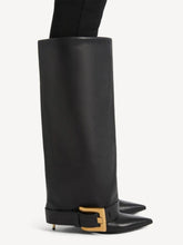 Balmain Black Anthem Calfskin Boots