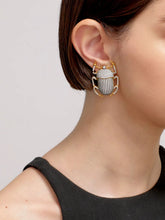 Begüm Khan Crystal Pharaoh Clip-On Earrings