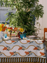 La DoubleJ Light Blue Melograno Placée Large Tablecloth
