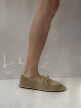 Emme Parsons Taupe Suede Parker Moccasins
