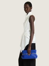 Givenchy Cobalt Blue Pinch Soft Nappa Leather Clutch