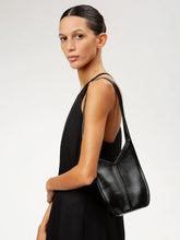 HEREU Black Calella Bucket Leather Bag