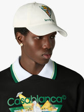Casablanca White Pyramid Abduction Tennis Club Cap