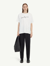 MM6 Maison Margiela White Overdyed Script Jersey T-Shirt