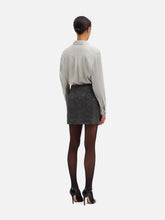 Blazé Milano Jline Coci Black and White Herringbone Mini Skirt