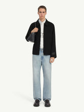 MM6 Maison Margiela Black Double-Faced Wool Zip Jacket