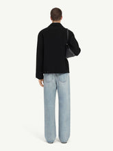 MM6 Maison Margiela Black Double-Faced Wool Zip Jacket