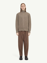 MM6 Maison Margiela Nude Ribbed Knit Zip Jacket