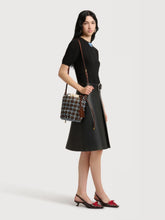 Marni Blue and Brown Beaded Bucket Bag