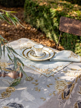 Borgo Delle Tovaglie Venaria Linen Placemat in Ice and Ginger