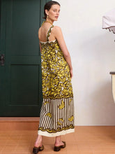 Alémais Yellow Mona Hemp Midi Dress