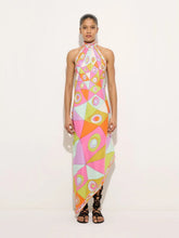 Pucci Occhi Print Silk Halter Dress