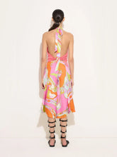 Pucci Fuchsia Silk Detail Halterneck Top